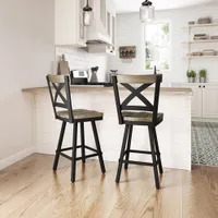 Jasper Transitional Bar Height Barstool