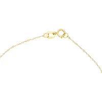 Le Reve Heart Beat Pendant in 17" 10K Gold Necklace