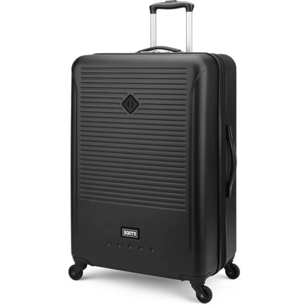 Roots Baffin 3-Piece Hard Side Expandable Luggage Set - Black - Only at Best Buy