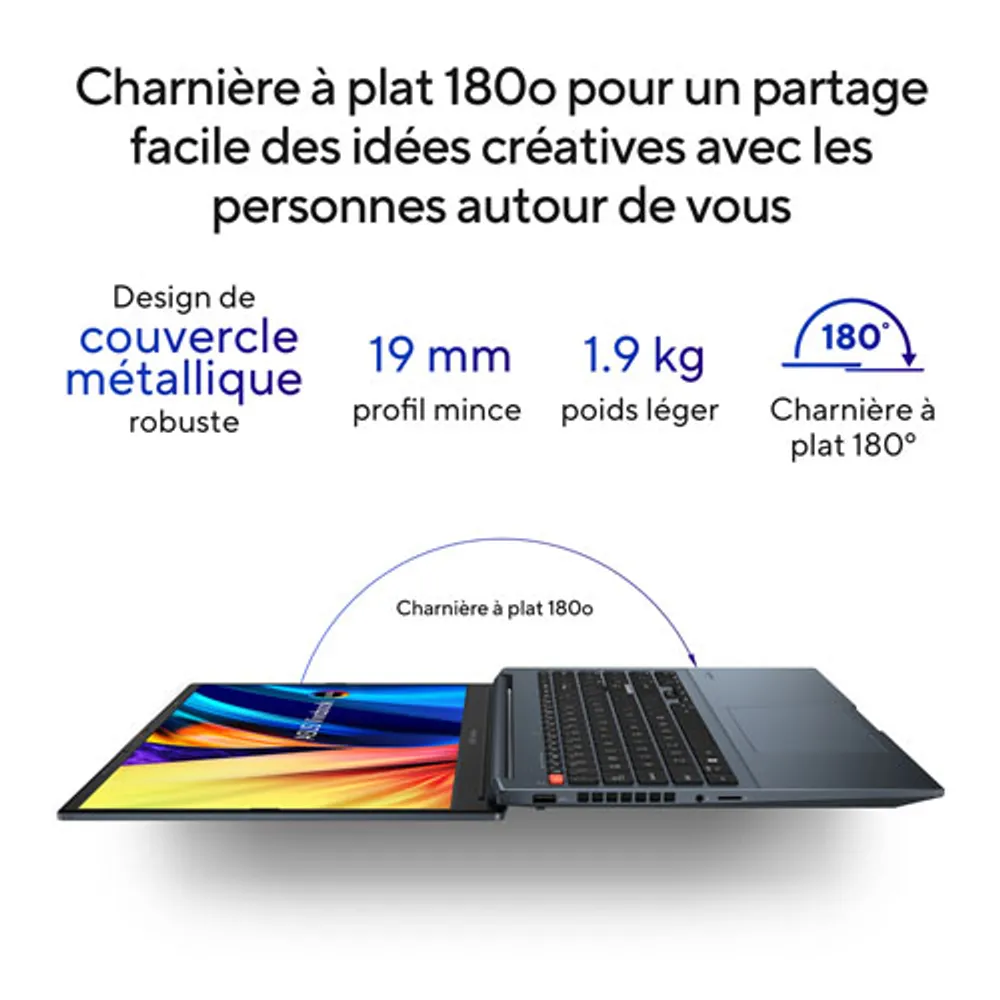 ASUS VivoBook Pro 16" OLED Laptop - Quiet Blue (Intel Core i9-13900H/1TB SSD/16GB RAM/GeForce RTX 4060)