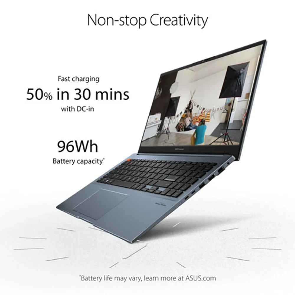 ASUS VivoBook Pro 16" OLED Laptop - Quiet Blue (Intel Core i9-13900H/1TB SSD/16GB RAM/GeForce RTX 4060)