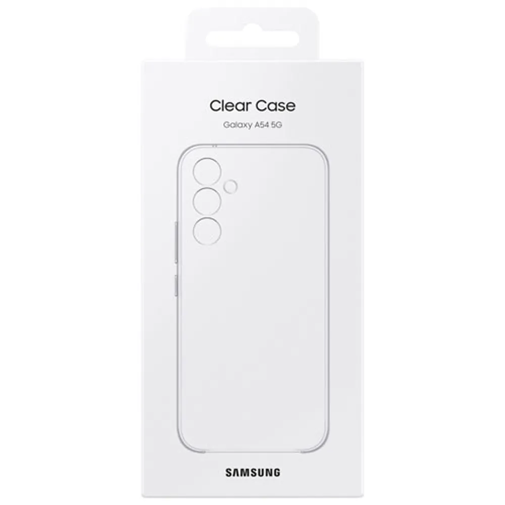 Samsung Fitted Soft Shell Case for Galaxy A54 - Clear
