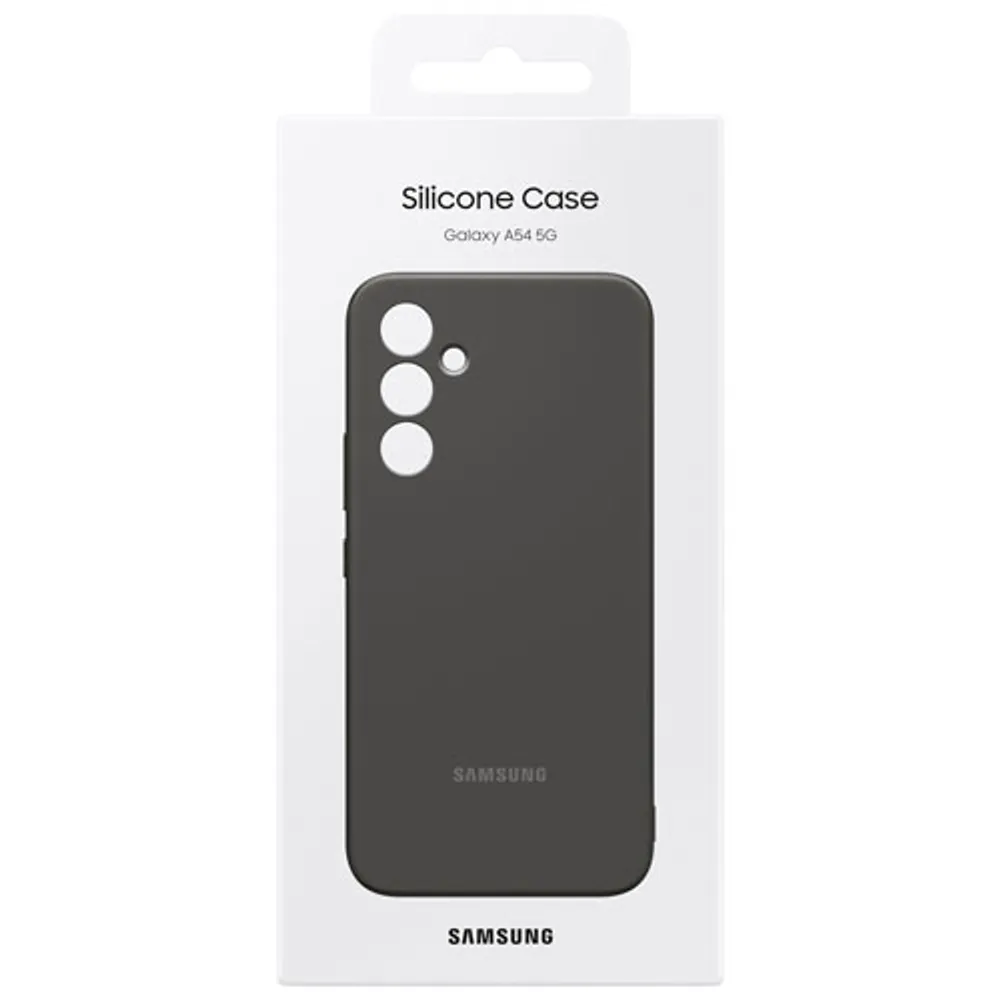 Samsung Fitted Soft Shell Case for Galaxy A54 - Black