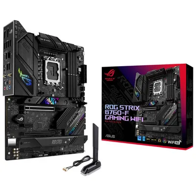 Carte mère ROG Strix B760-F Gaming Wi-Fi 6E ATX DDR5 d'ASUS pour processeurs de 12e/13e génération d'Intel