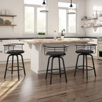 Turbo Contemporary Counter Height Barstool