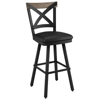 Tabouret de bar transitionnel à hauteur de bar Snyder