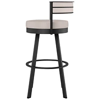 Browser Contemporary Bar Height - Cream/Black