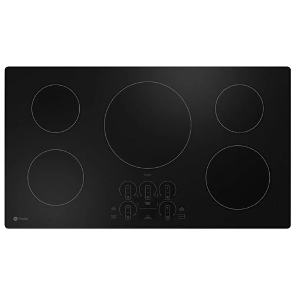 GE Profile 36" 5-Element Induction Cooktop (PHP7036DTBB) - Black