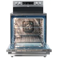 Hisense 30" 5.8 Cu. Ft. Freestanding Electric Air Fry Range (HBE3501CPS) - Stainless Steel