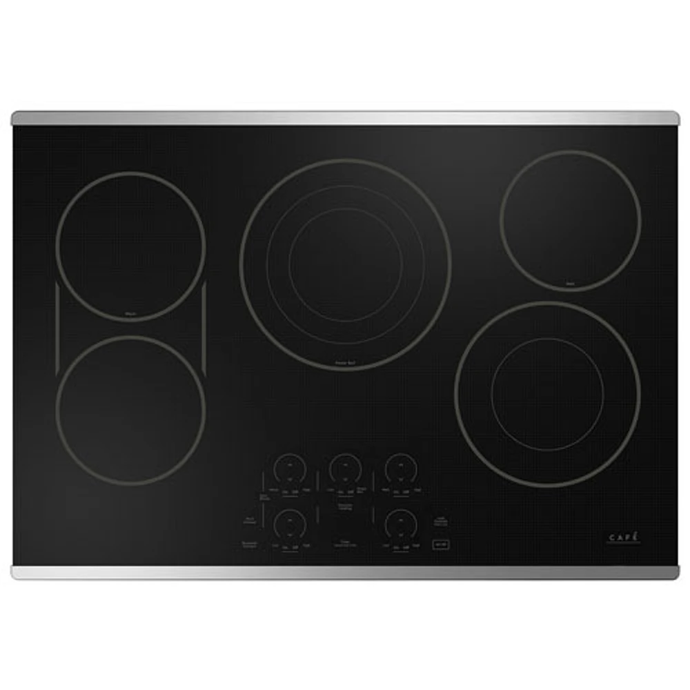 Cafe 30" 5-Element Electric Cooktop (CEP90302TSS) - Stainless Steel