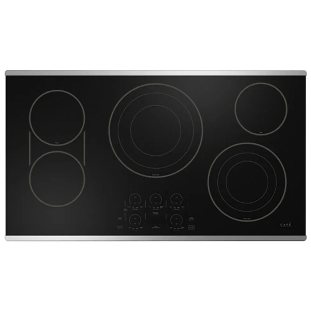 Cafe 36" 5-Element Electric Cooktop (CEP90362TSS) - Stainless Steel