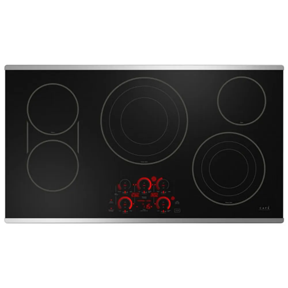 Cafe 36" 5-Element Electric Cooktop (CEP90362TSS) - Stainless Steel