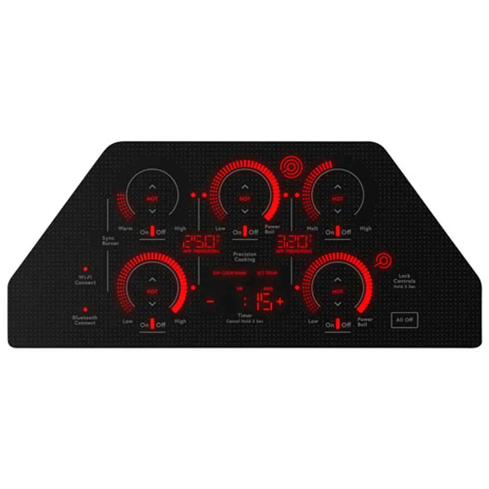 Cafe 36" 5-Element Electric Cooktop (CEP90362TSS) - Stainless Steel