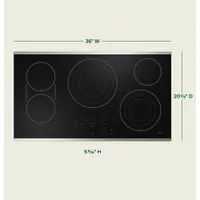 Cafe 36" 5-Element Electric Cooktop (CEP90362TSS) - Stainless Steel