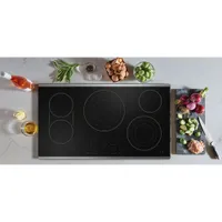 Cafe 36" 5-Element Electric Cooktop (CEP90362TSS) - Stainless Steel