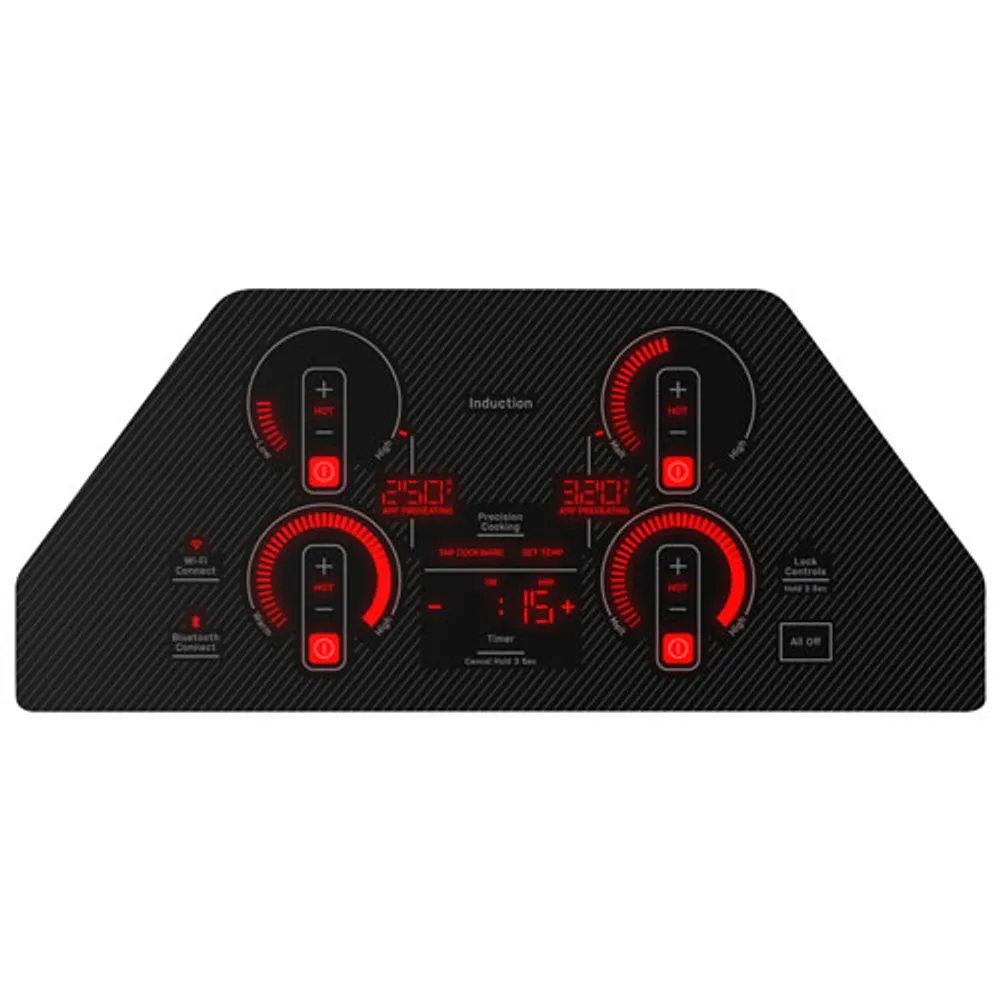 GE Profile 30" 4-Element Induction Cooktop (PHP7030DTBB) - Black