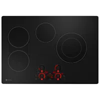 GE Profile 30" 4-Element Electric Cooktop (PEP7030DTBB) - Black