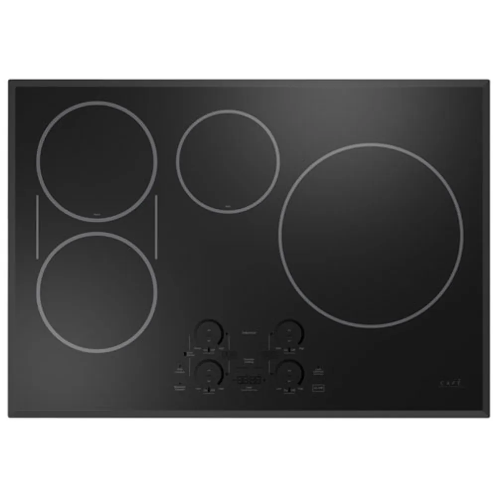 Cafe 30" 4-Element Induction Cooktop (CHP90301TBB) - Black