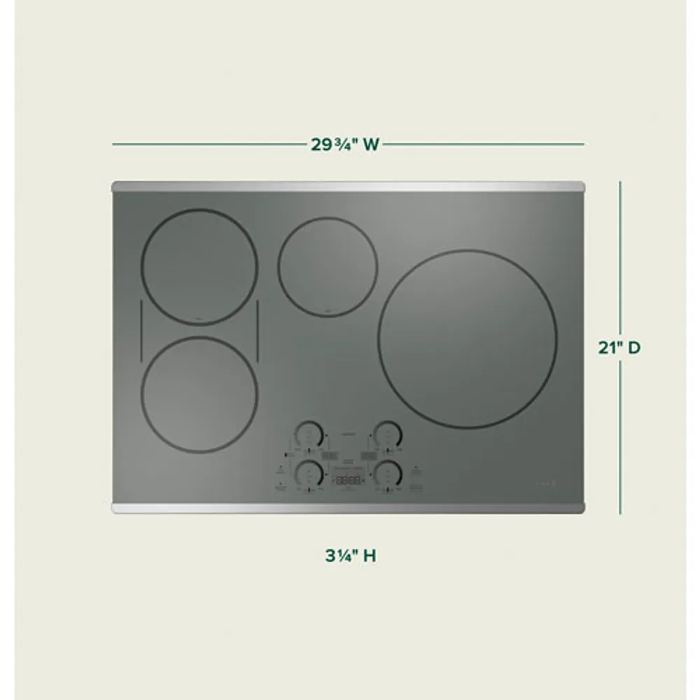 Cafe 30" 4-Element Induction Cooktop (CHP90302TSS) - Stainless Steel