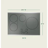 Cafe 30" 4-Element Induction Cooktop (CHP90302TSS) - Stainless Steel