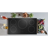 Cafe 36" 5-Element Induction Cooktop (CHP90361TBB) - Black