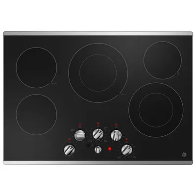 GE 30" 5-Element Electric Cooktop (JEP5030STSS) - Stainless Steel