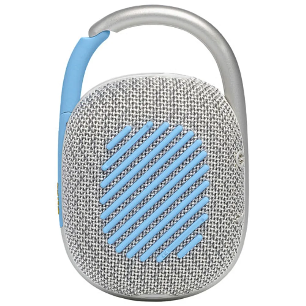 JBL Clip 4 Eco Waterproof Bluetooth Wireless Speaker - White