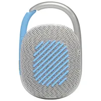 JBL Clip 4 Eco Waterproof Bluetooth Wireless Speaker - White