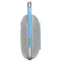 Haut-parleur sans fil Bluetooth étanche Clip 4 Eco de JBL - Blanc