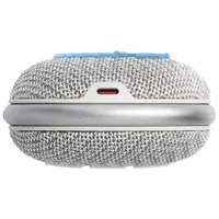 Haut-parleur sans fil Bluetooth étanche Clip 4 Eco de JBL - Blanc