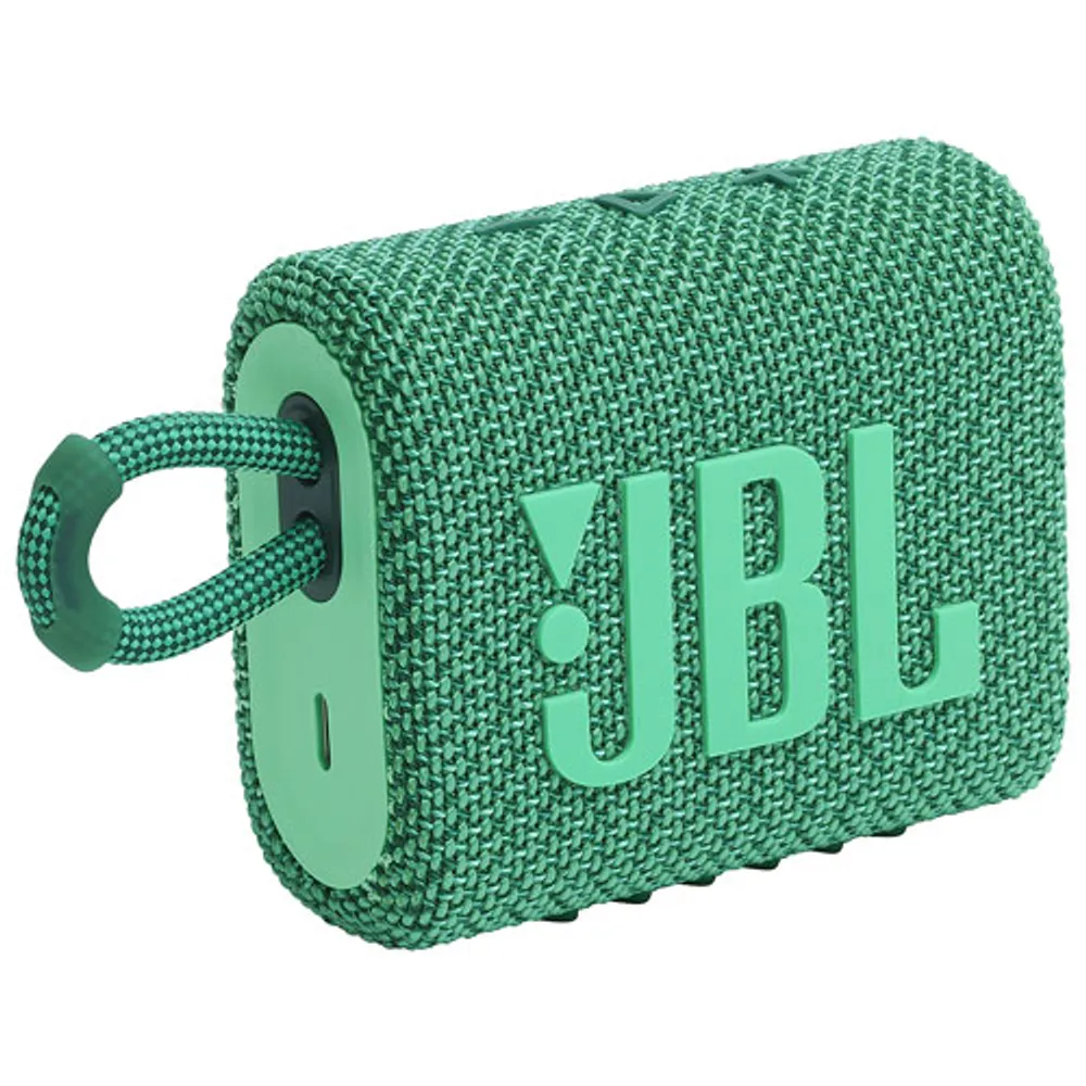 JBL Go 3 Eco Waterproof Bluetooth Wireless Speaker - Green