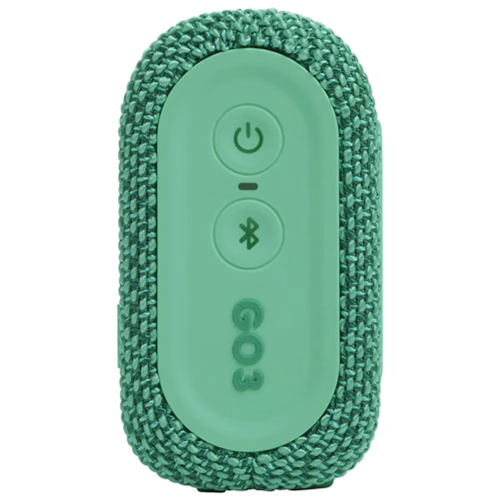 JBL Go 3 Eco Waterproof Bluetooth Wireless Speaker - Green