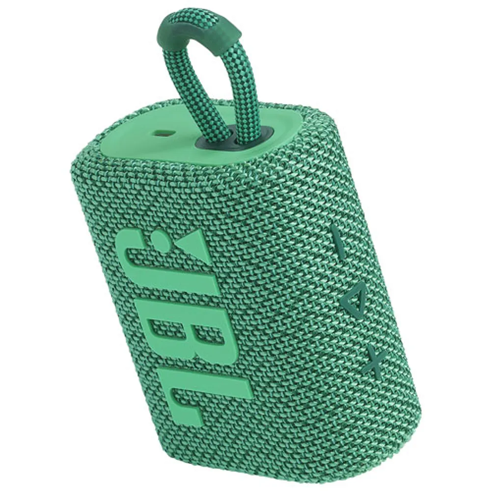 JBL Go 3 Eco Waterproof Bluetooth Wireless Speaker - Green