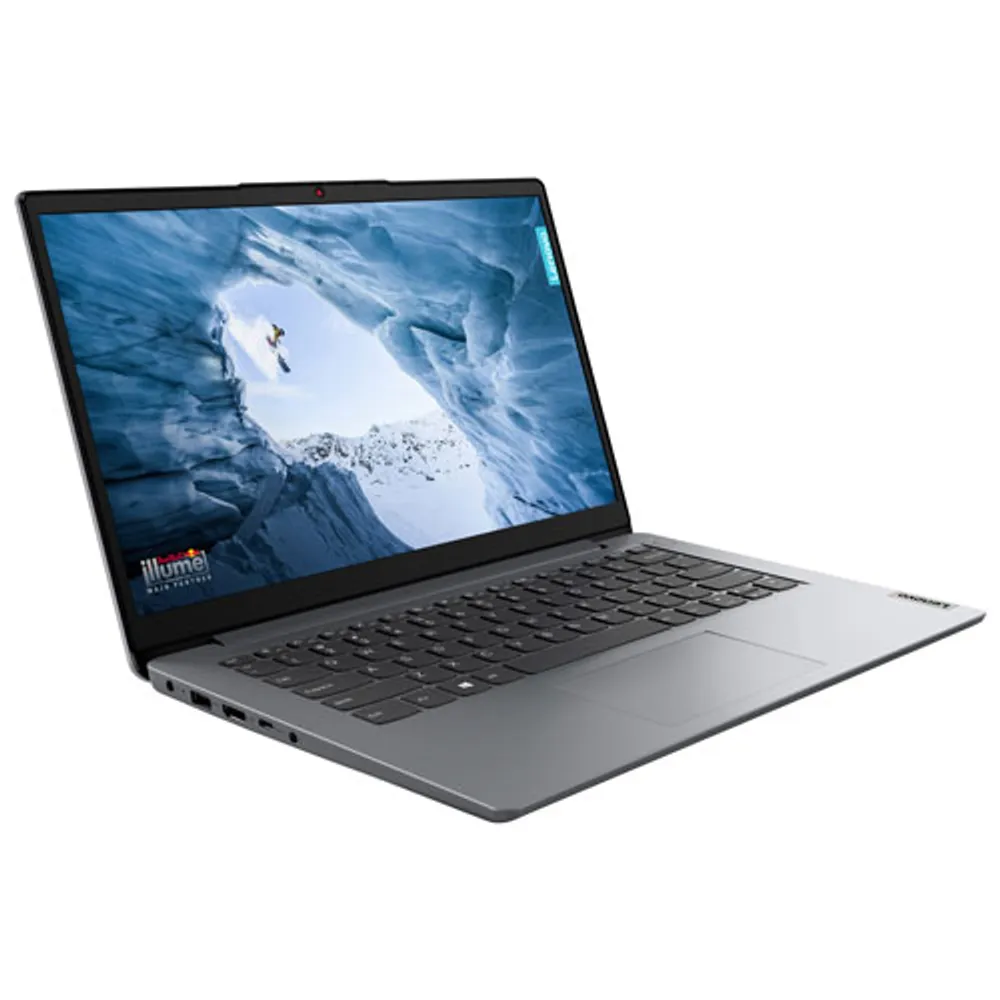 Lenovo IdeaPad 1 14" Laptop w/ 1 year of Microsoft 365 - Cloud Grey (Intel Celeron/64GB SSD/4GB RAM)