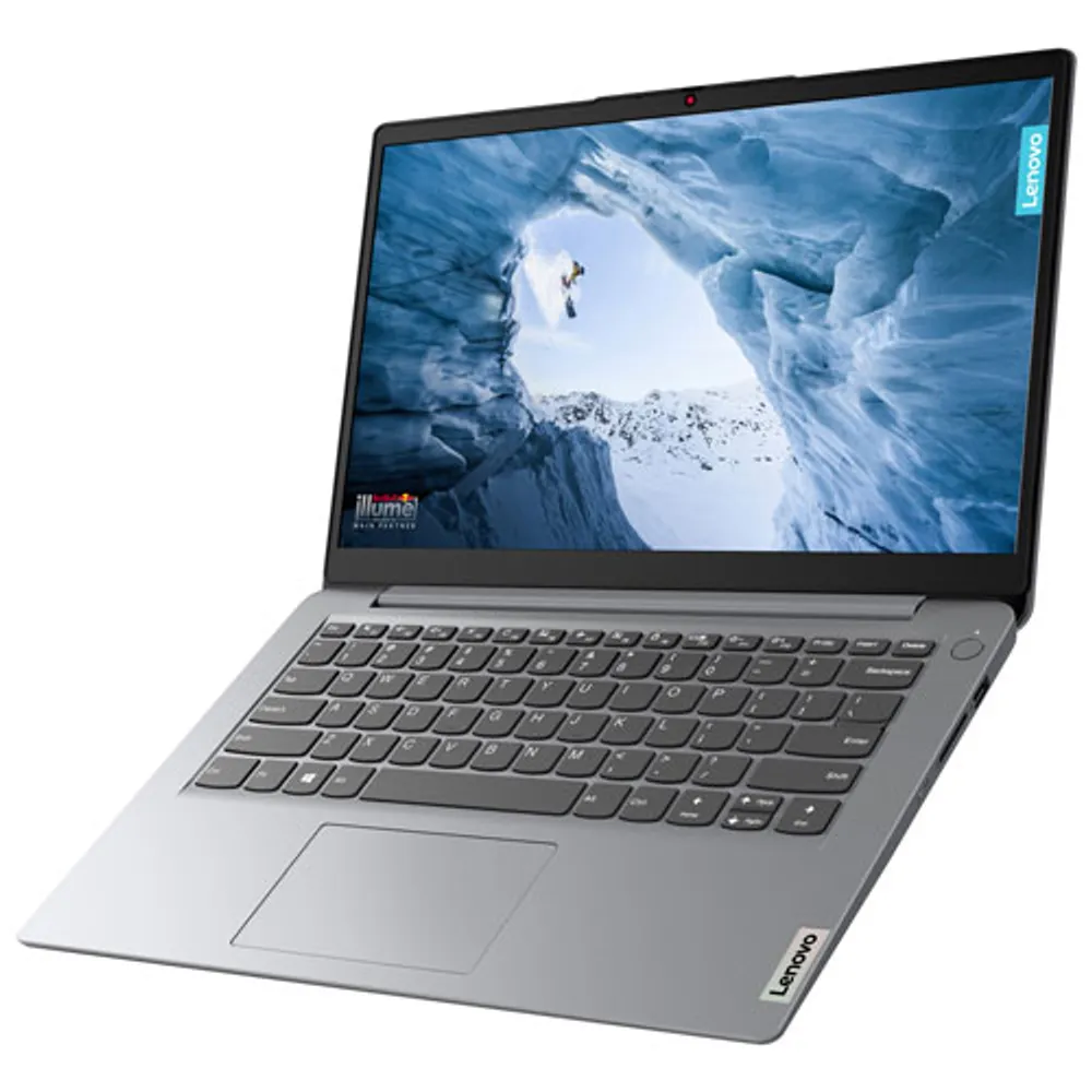 Lenovo IdeaPad 1 14" Laptop w/ 1 year of Microsoft 365 - Cloud Grey (Intel Celeron/64GB SSD/4GB RAM)