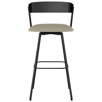 Ludwig Contemporary Faux Leather Counter Height Barstool