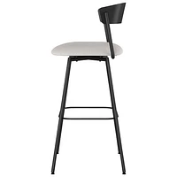 Ludwig Contemporary Polyester Counter Height Barstool