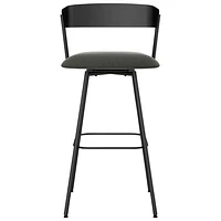 Ludwig Contemporary Polyester Bar Height Barstool