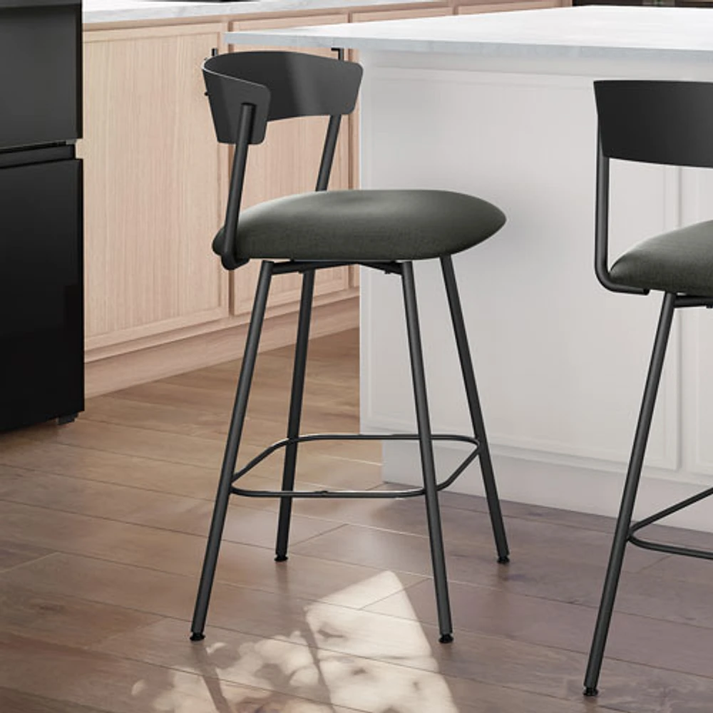 Ludwig Contemporary Polyester Bar Height Barstool