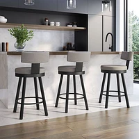 Morgan Contemporary Polyester Counter Height Barstool