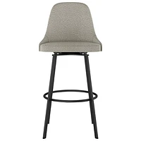 Tabouret de bar contemporain en polyester à hauteur de comptoir Harper