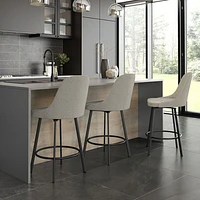 Harper Contemporary Polyester Counter Height Barstool