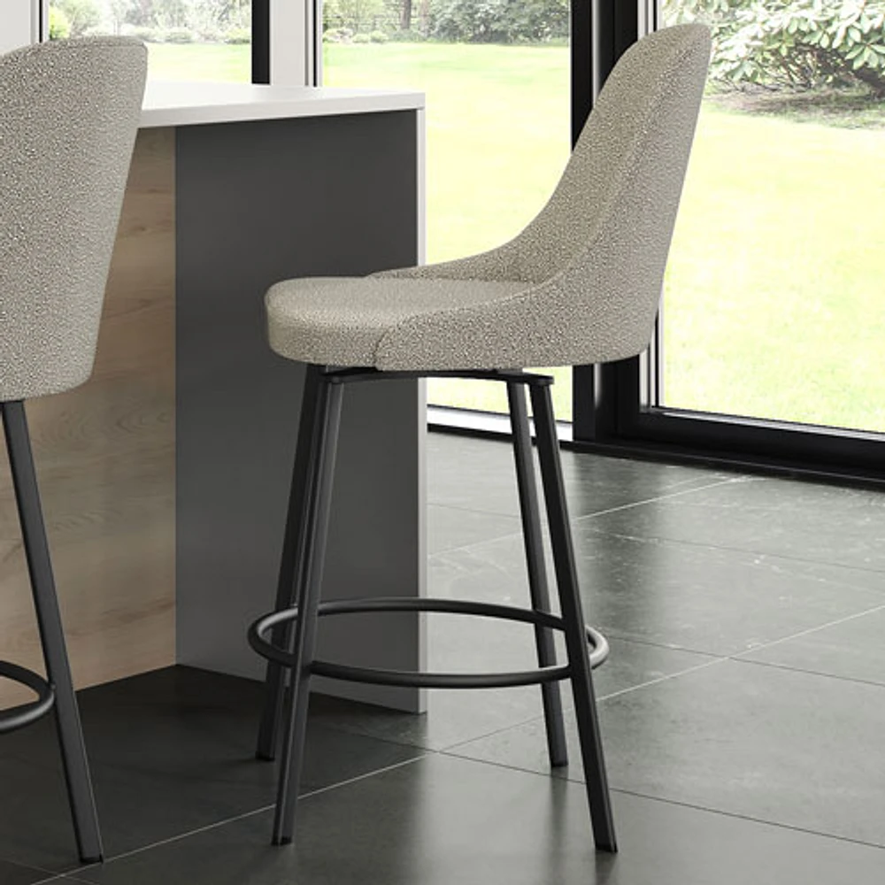 Harper Contemporary Polyester Bar Height Barstool