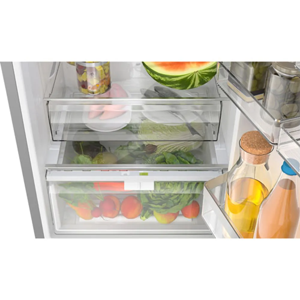 Bosch 25" 12.8 Cu. Ft. Bottom Freezer Refrigerator (B24CB50ESS) - Stainless Steel