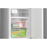 Bosch 25" 12.8 Cu. Ft. Bottom Freezer Refrigerator with Water Dispenser (B24CB80ESW) - White Glass