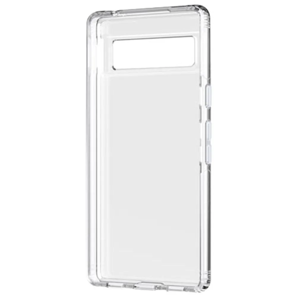 Étui rigide ajusté Evo Clear de tech 21 pour Pixel 7a de Google - Transparent