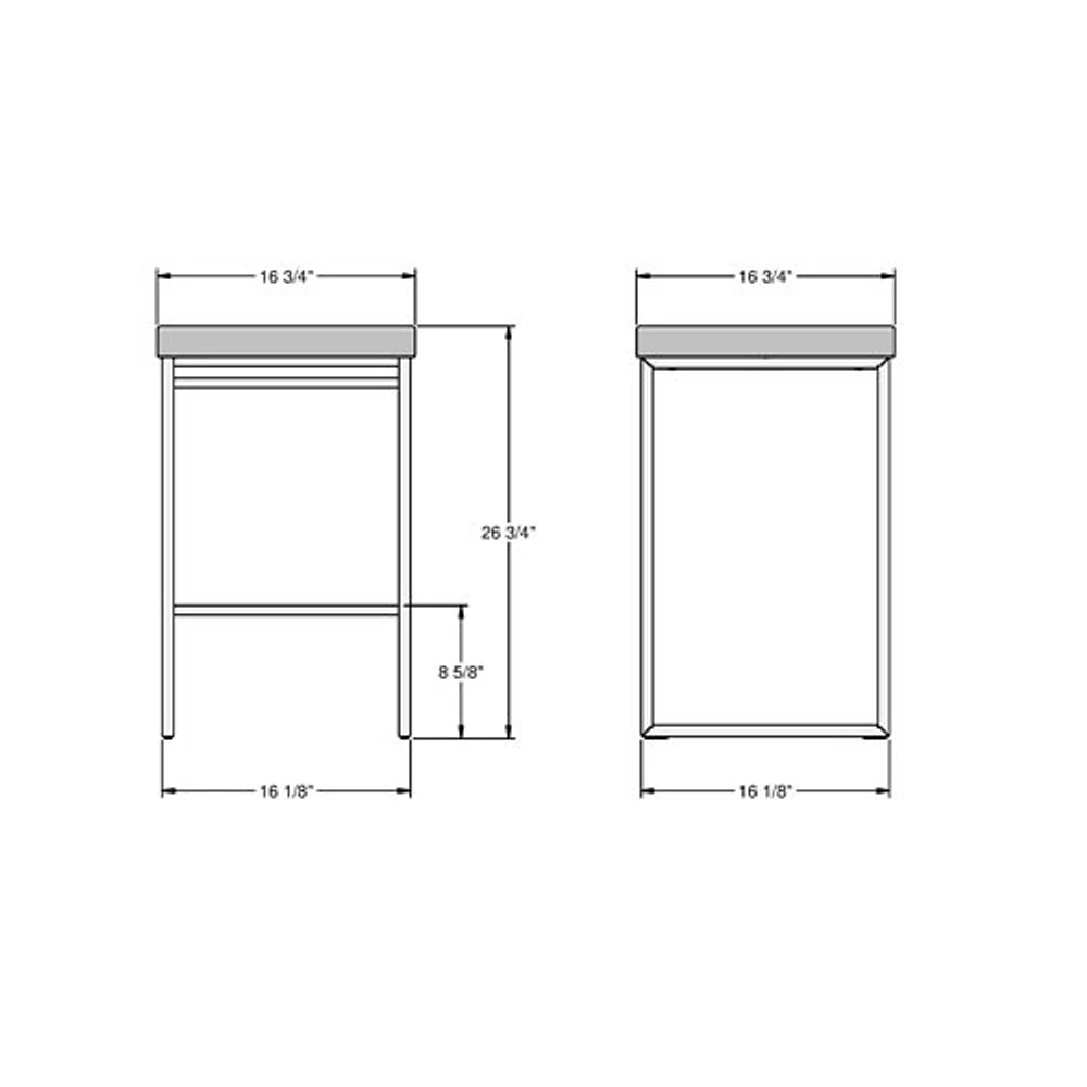 Easy Contemporary Counter Height Barstool