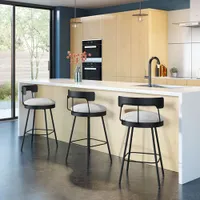 Monza Contemporary Counter Height Barstool