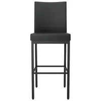 Perry Traditional Counter Height Barstool - Black/Black