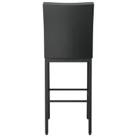 Perry Traditional Counter Height Barstool - Black/Black